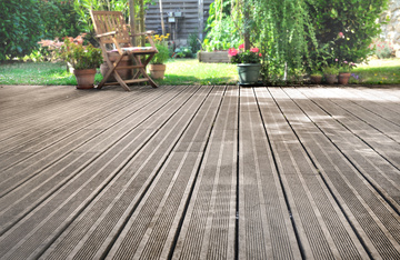 pose de terrasse en bois Laruscade